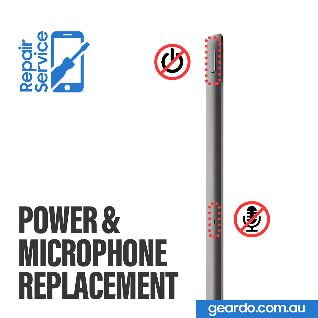 iPad Air 2 Power + Microphone Replacement