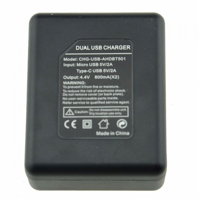 Dual Charger For Gopro Hero 5