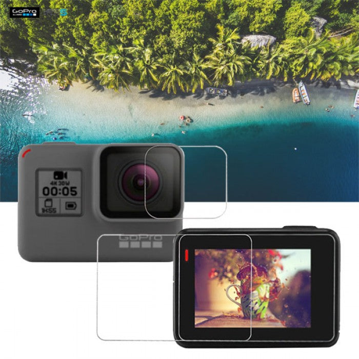 Screen and lense Protector For Gopro hero 5 (2pcs)
